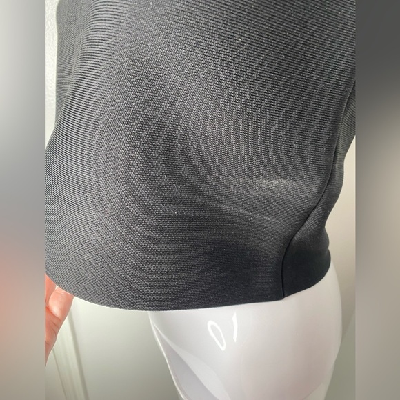 ALEXANDER WANG Bandage Ponte Bodycon Belted D Ring Black Cut-Out Dress - Picture 11 of 14